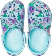 Crocs Classic Floral Clog Ice Blue