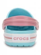 CROCS Crocband Clog Kids Ice Blue / White