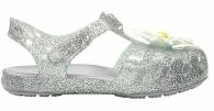 Kids Crocs Isabella Charm Sandal Silver