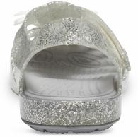 Kids Crocs Isabella Charm Sandal Silver
