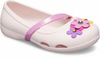  Kids’ Crocs Lina Charm Flat Barely Pink