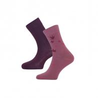 Ženske jesenske čarape Roza / vijolična