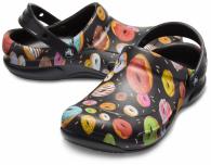 Bistro Graphic Clog Black / Multi Donuts