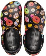 Bistro Graphic Clog Black / Multi Donuts