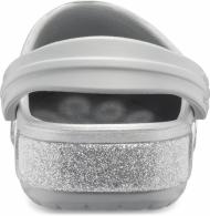Kids’ Crocband™ Glitter Clog Silver