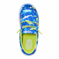 Wally Y Shark Attack Blue/Multi