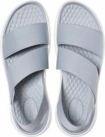 Crocs Literide Stretch Sandal light grey/white