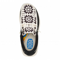 Wendy COMF Suede Crochet  Black / Multi