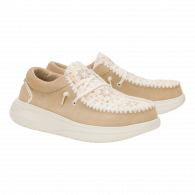 Wendy COMF Suede Crochet  Irish Cream / Multi