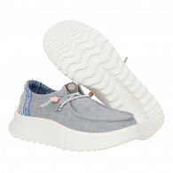 Wendy Peak Chambray Woven  Grey