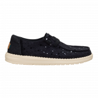 Wendy Sequin Lace Black