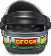 Kids Crocs Fun Lab Train Band Clog Slate Grey