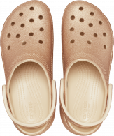 CROCS CLASSIC PLATFORM GLITTER CLOG W Shitake