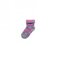 Čarape za bebe sa slonom Roza/Siva