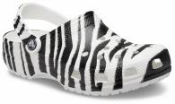 CROCS CLASSIC ANIMAL PRINT CLOG white/zebra