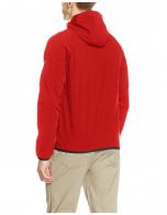 Men's Stretch Hooded Softshell Jacket red