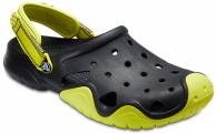 Mens Swiftwater Clog Black / Tennis Ball Green