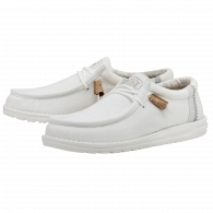 Wally Break Stitch White