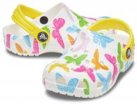 Crocs Classic Vacay Vibes Clog Kids Butterfly/White