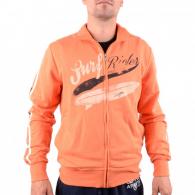 LOTTO Mens Full-Zip Sweater,Surf Rider orange