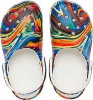 CROCS CLASSIC OUT OF THIS WORLD II CLOG KIDS cobalt/white