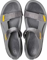 Crocs Swiftwater Molded Expedition Sandal Slate Grey / Black