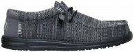 Wally Stretch Sox  Granite Grey / Black