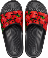 Crocs Classic Hyper Real Slide red/black