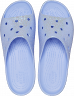CROCS CLASSIC PLATFORM GLITTER SLIDE W Moon Jelly