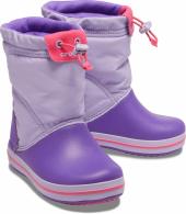 Kids Crocband LodgePoint Boot  Lavender / Neon Purple