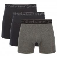 BAMBOO BASIC RICO 3-pack BLACK / BLACK / GREY