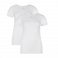 BAMBOO BASIC T-shirts KATE 2-pack white