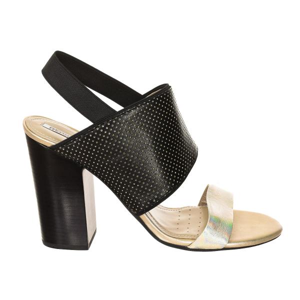 GEOX  Woman leather heel sandal D6288A-085KY