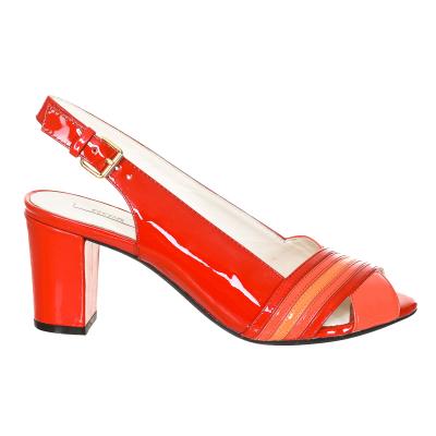 GEOX  Woman leather heel sandal D32L6A-66