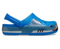 Kids Crocs Fun Lab Shark Band Clog