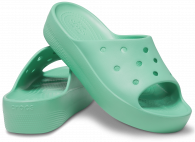 CROCS CLASSIC PLATFORM SLIDE Jade Stone