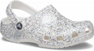 Crocs Classic Starry Glitter Clog Kids WHITE