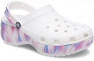 Crocs Classic Platform Dream Clog Women White/Multi