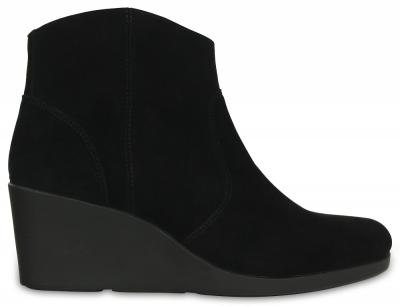 Leigh Suede Wedge Bootie