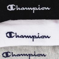 CHAMPION Pack-3 Low-cut socks Y08QH Men Black / White