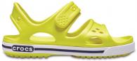 Crocband II Sandal  Tennis Ball Green / White