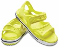 Crocband II Sandal  Tennis Ball Green / White