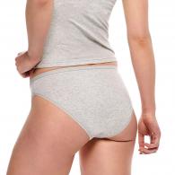 BAMBOO BASIC TAILLE SLIP JULIA 3-pack LIGHT GREY MELANGE